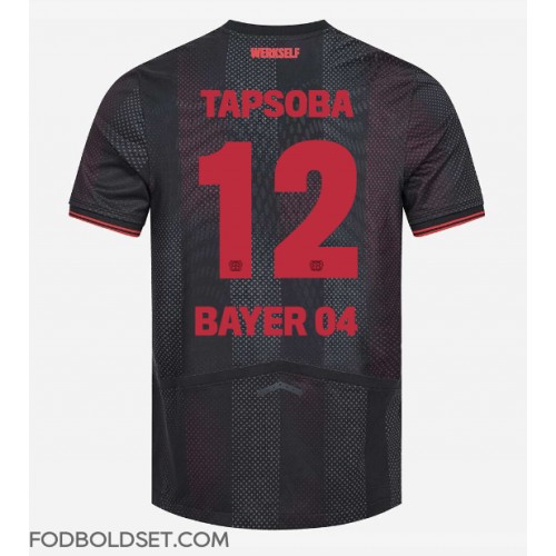 Bayer Leverkusen Edmond Tapsoba #12 Hjemmebanetrøje 2025-26 Kortærmet